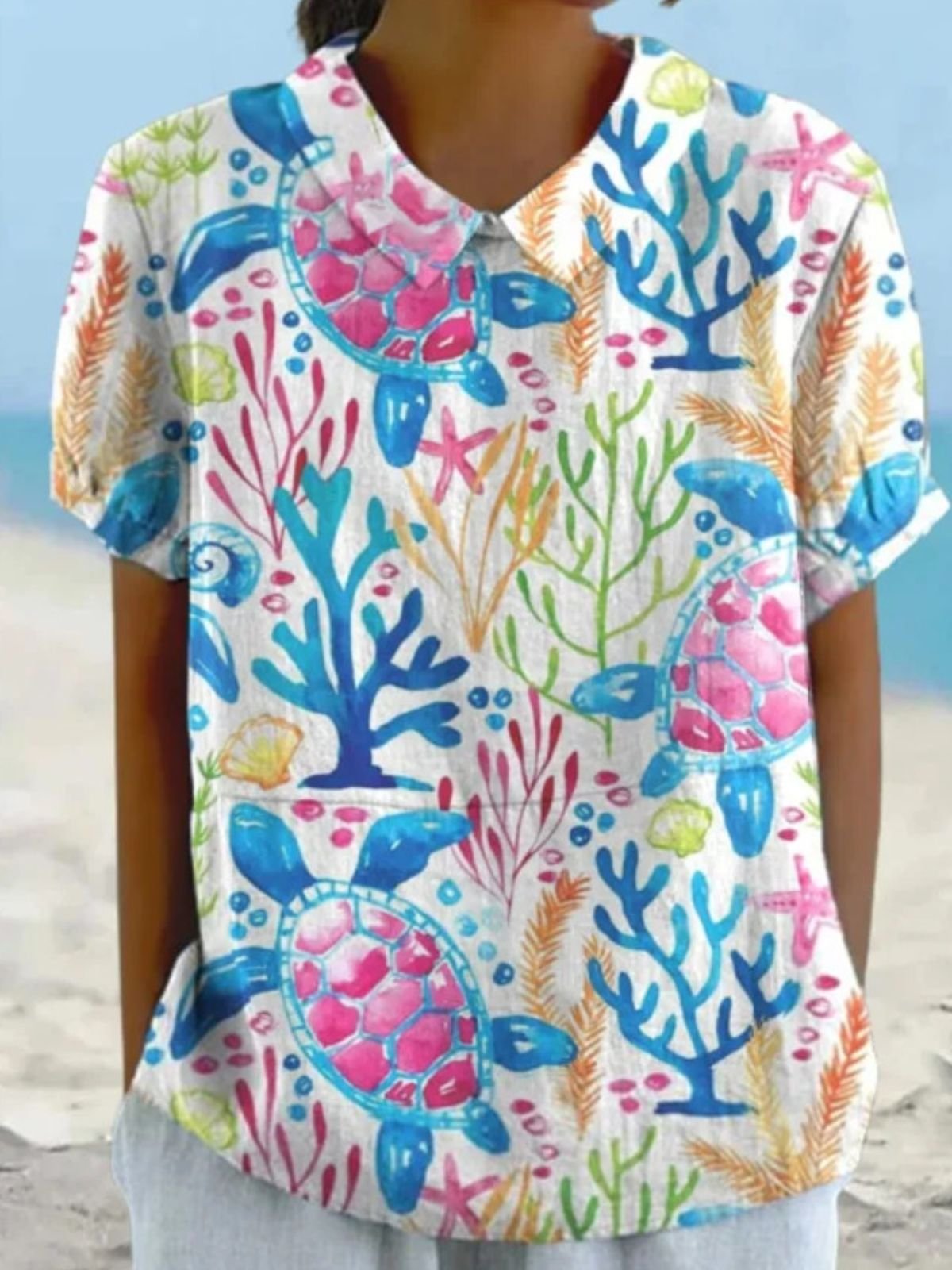 Casual Cotton Blouse