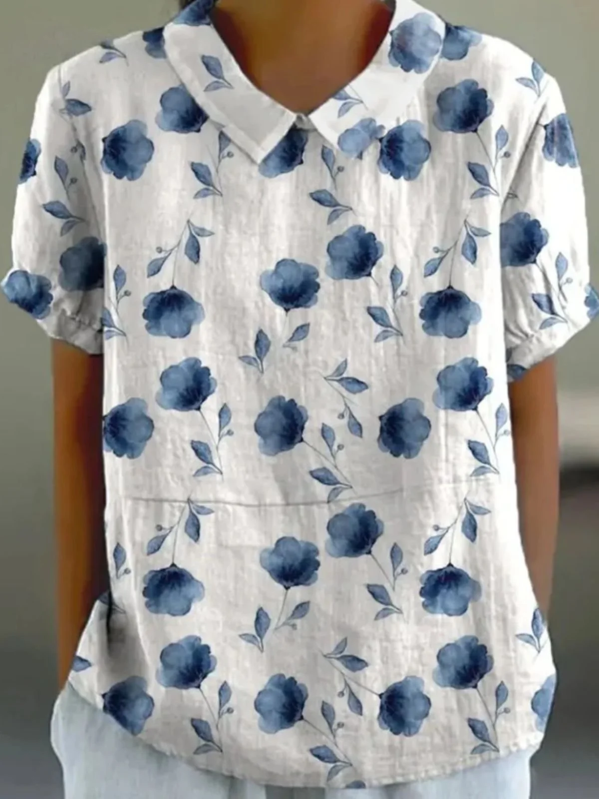 Casual Cotton Blouse