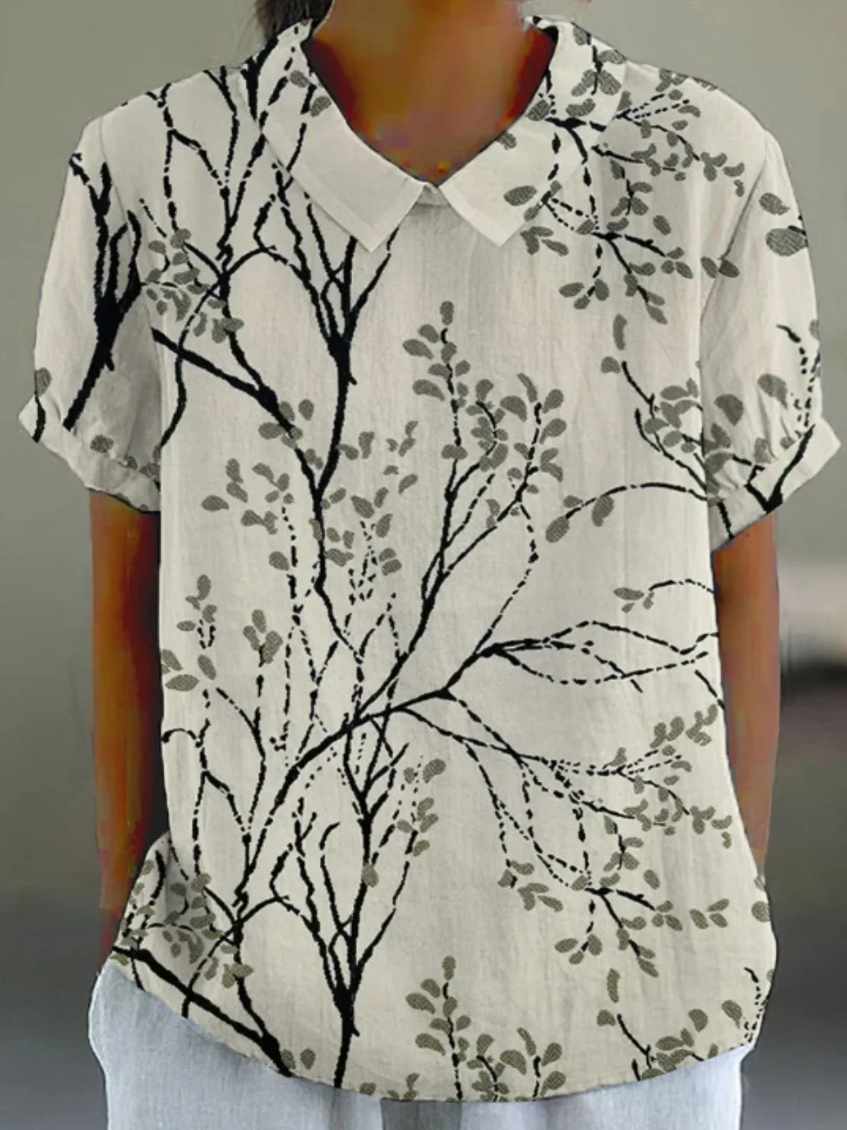 Casual Cotton Blouse