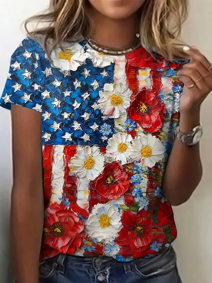 Painting Regular Fit Vintage T-Shirt