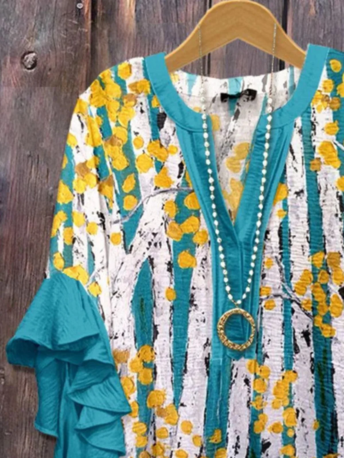 Party V Neck Blouse