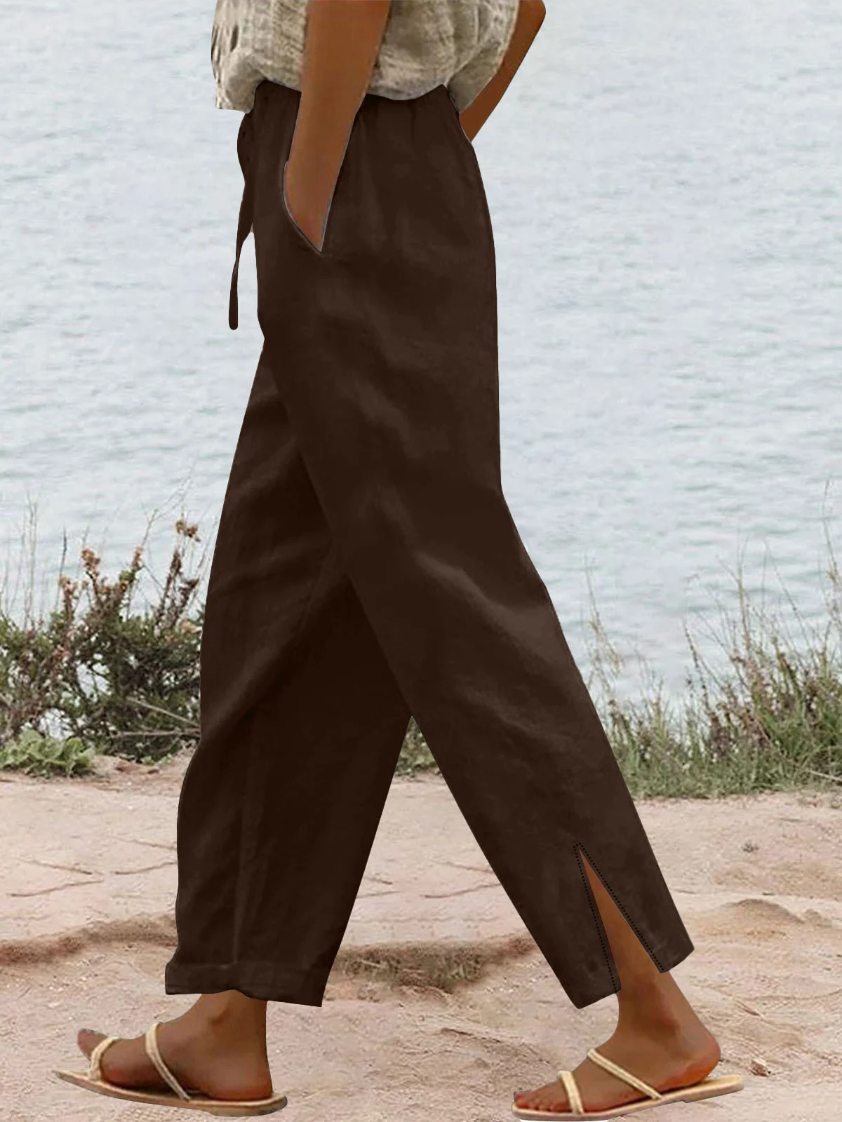 Plain Regular Fit Pants