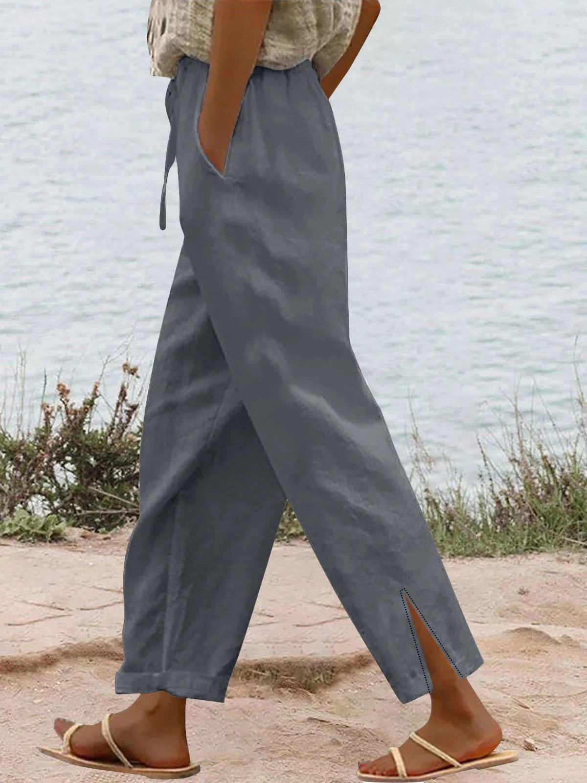 Plain Regular Fit Pants