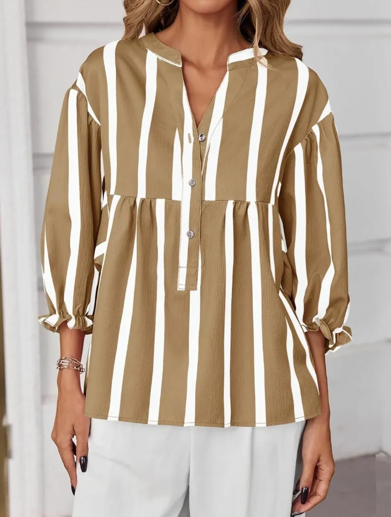 Cotton Casual Striped Regular Fit Shirt