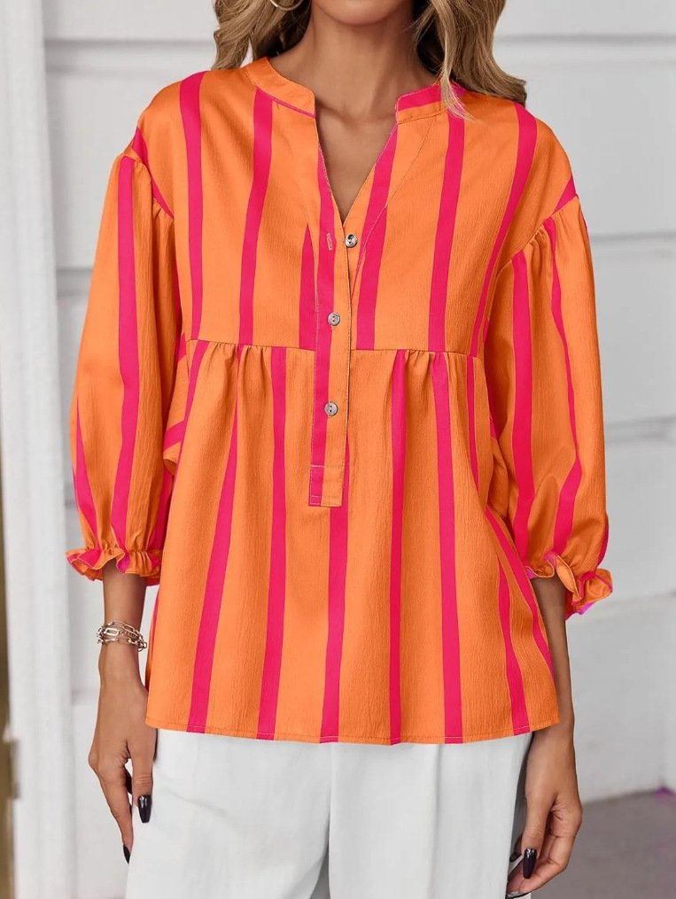 Cotton Casual Striped Regular Fit Shirt