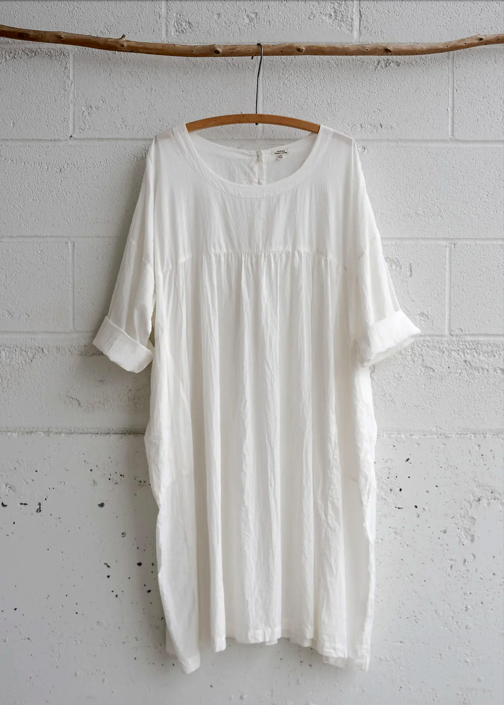 Casual Crew Neck Plain Regular Fit Dress With No