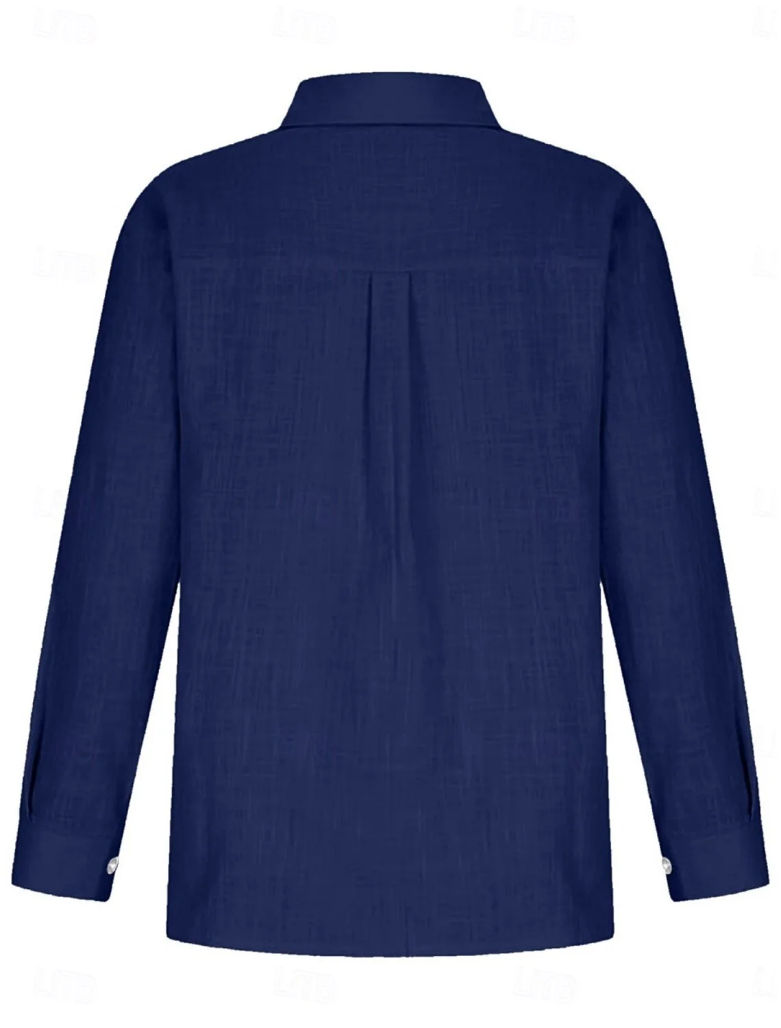 Women's Long Sleeve Casual Half-Open Shirt
