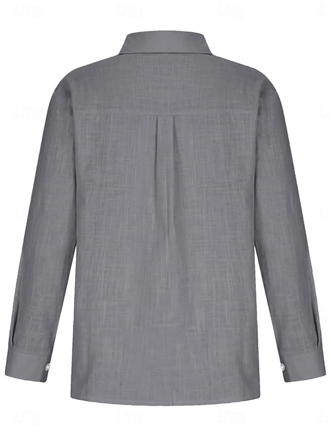 Women's Long Sleeve Casual Half-Open Shirt