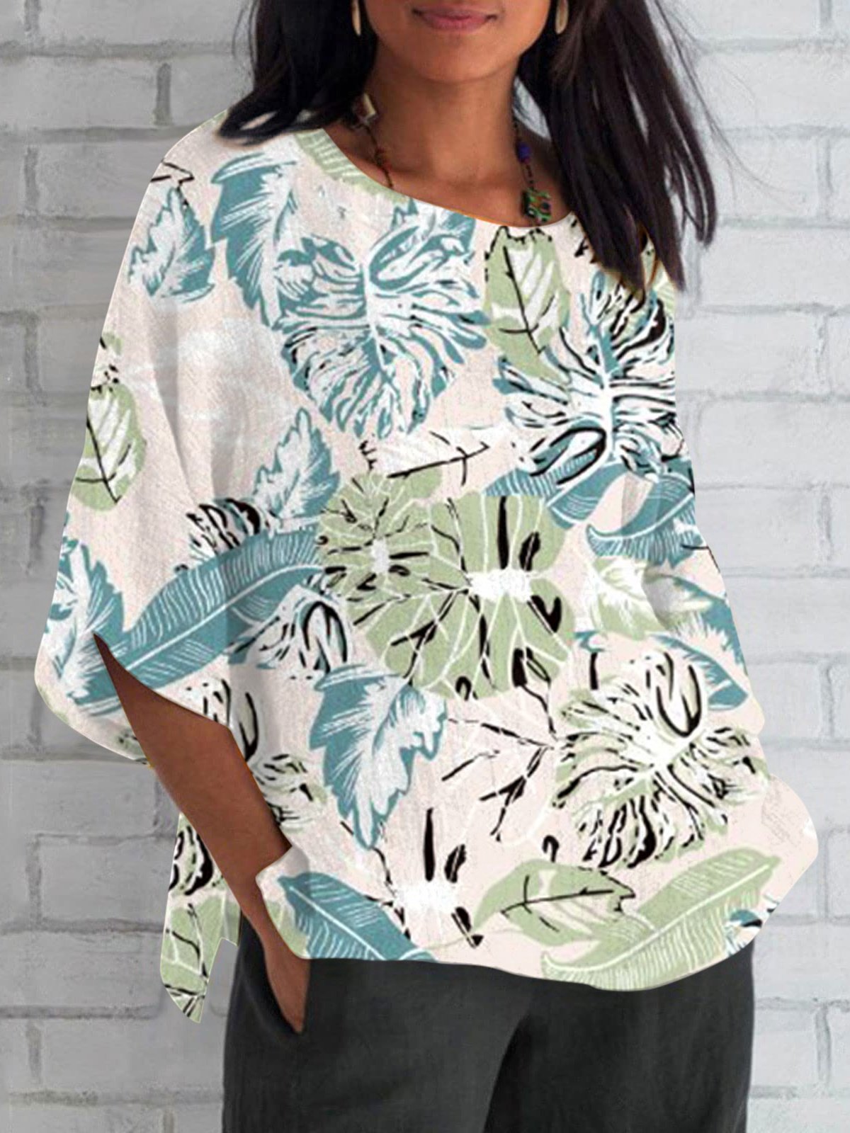 Women's Short Sleeve T-shirt Summer  Plain Printing V Neck Daily Going Out Casual Top