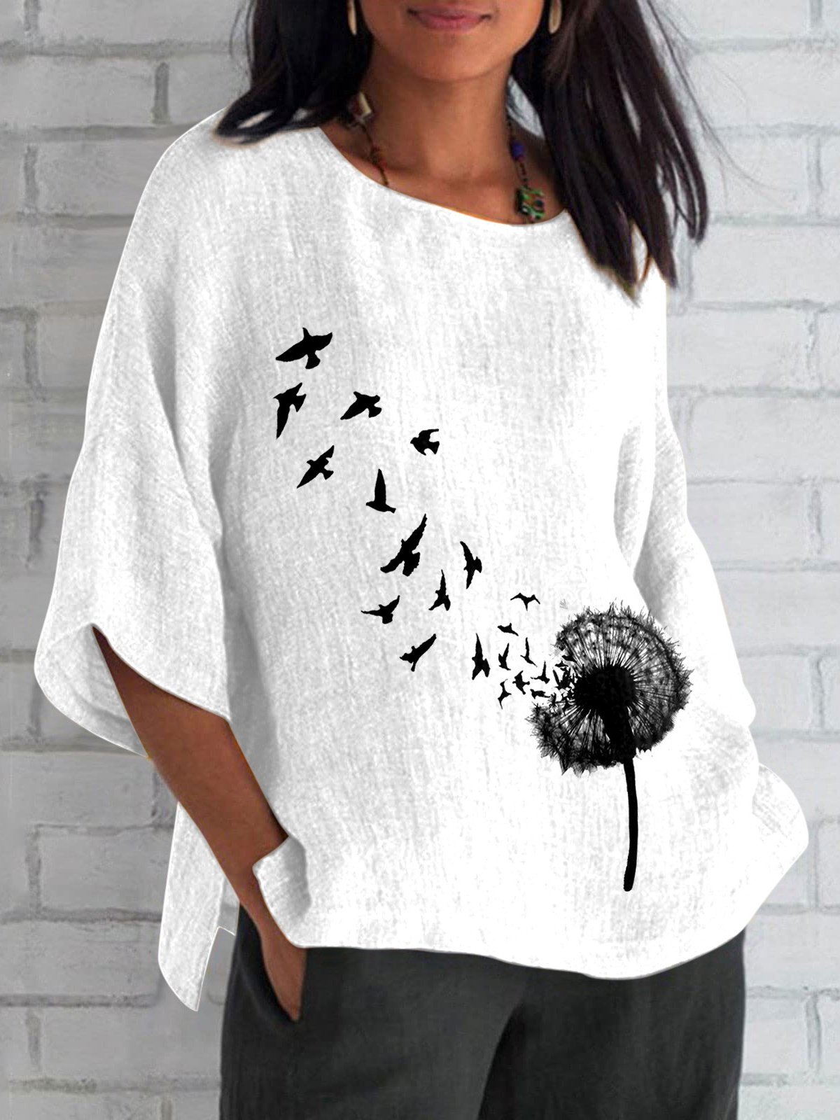 Women's Short Sleeve T-shirt Summer  Plain Printing V Neck Daily Going Out Casual Top