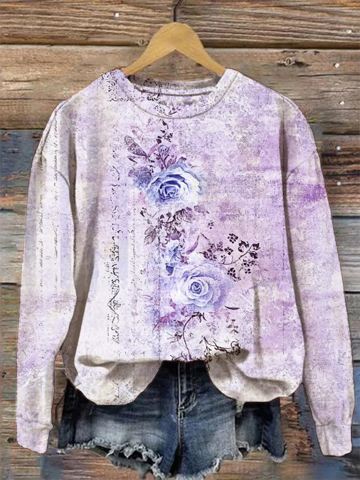Gradient Pattern Vintage Sweatshirt