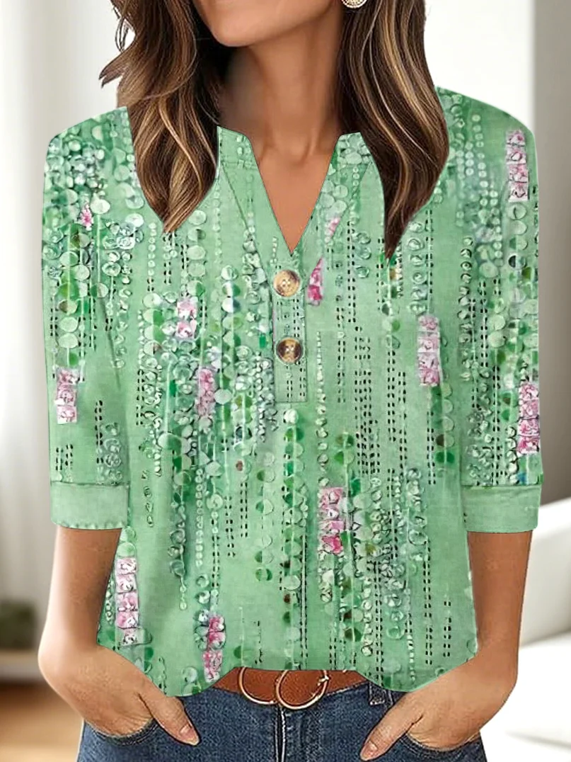 Floral Casual T-Shirt