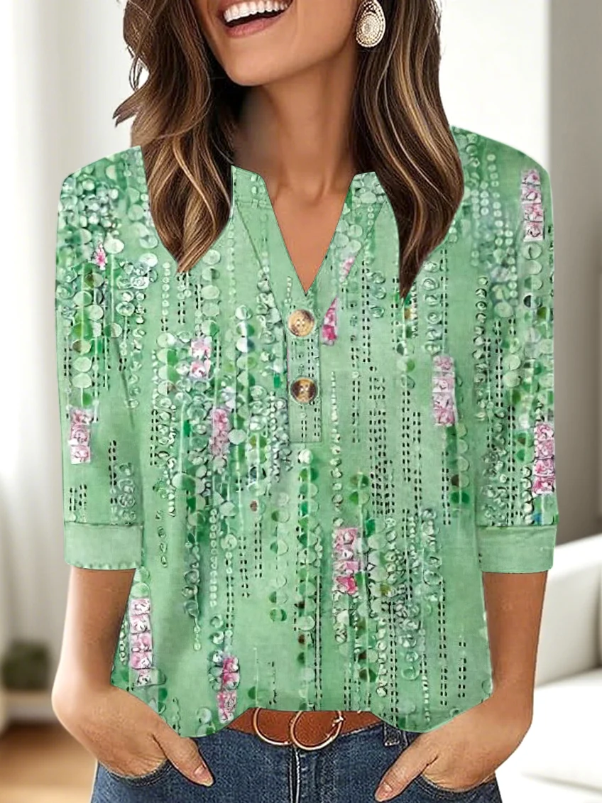 Floral Casual T-Shirt