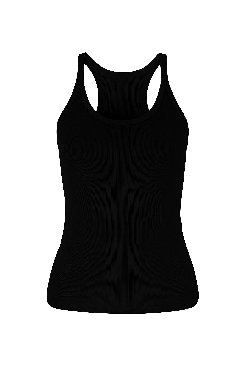 Women's Sleeveless Tank Top Summer White Plain Cotton Crew Neck Daily Going Out Simple Top