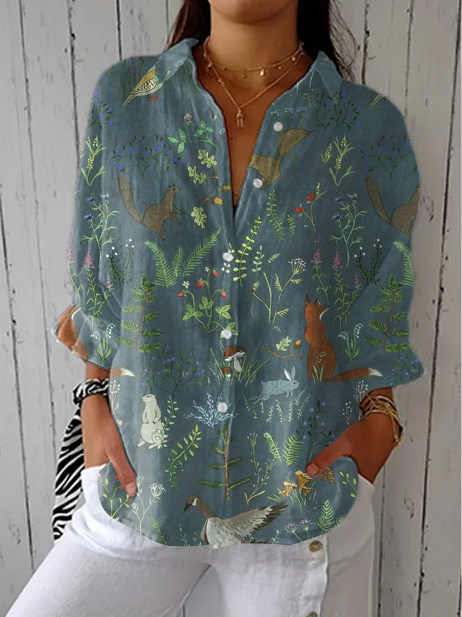 Regular Fit Casual Shirt Collar Cotton Shirt