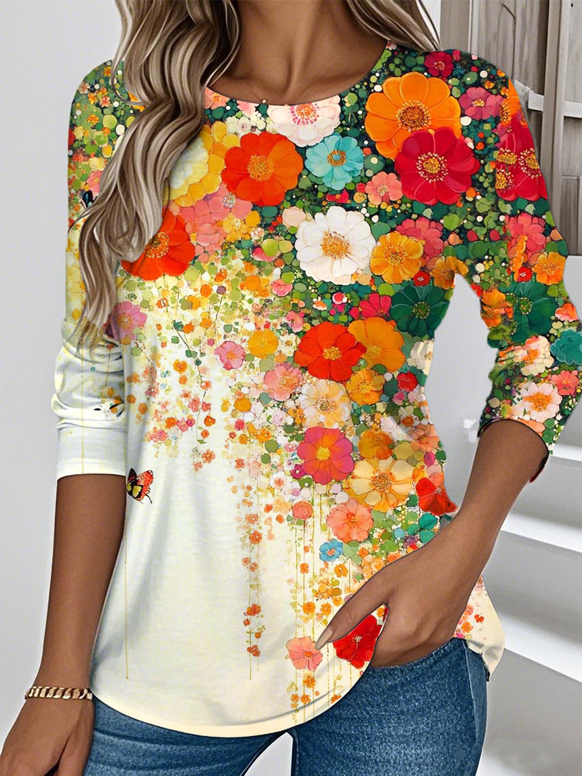 Casual Long Sleeve T-Shirt
