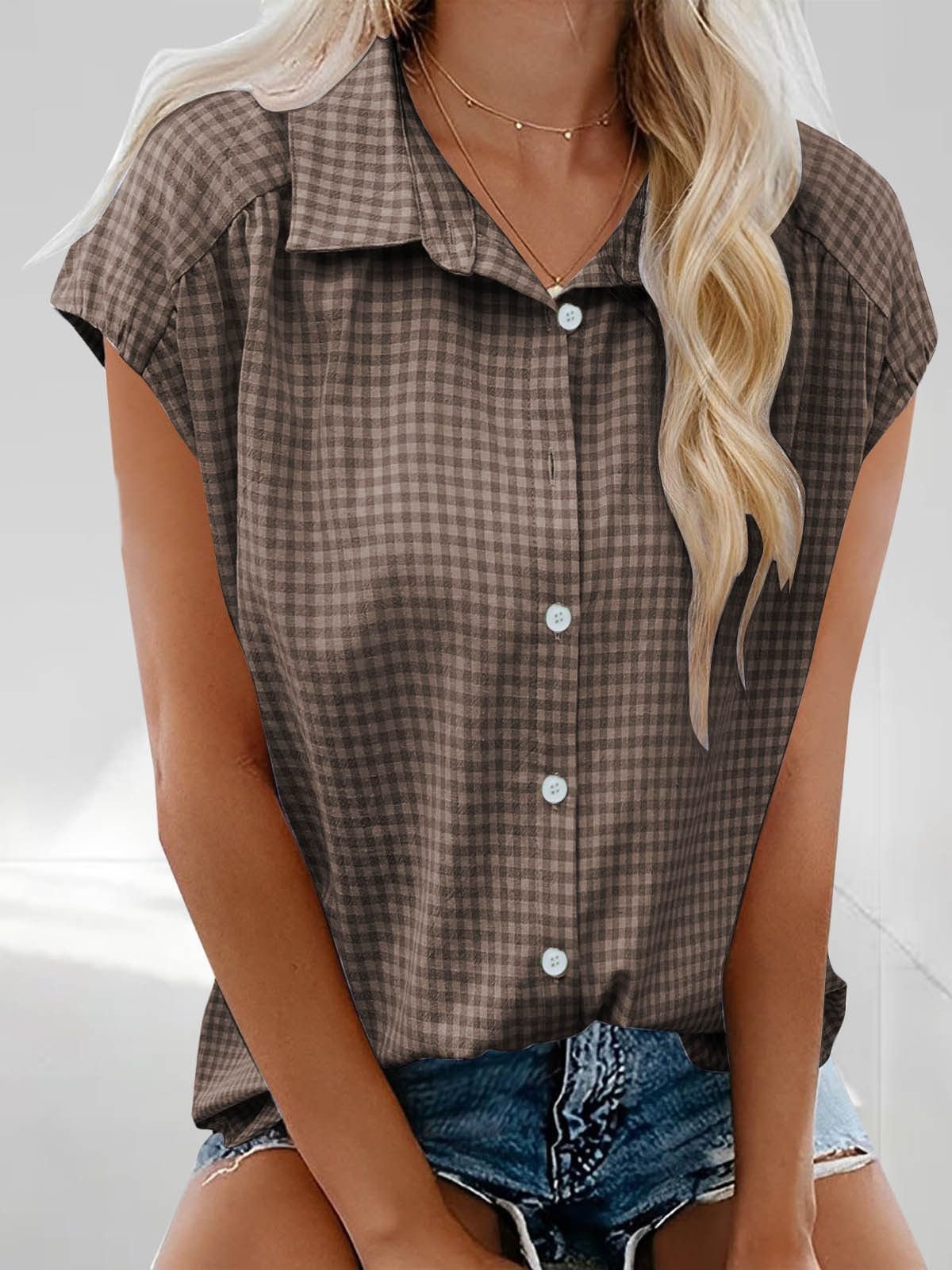 Vintage Regular Fit Plaid Shirt
