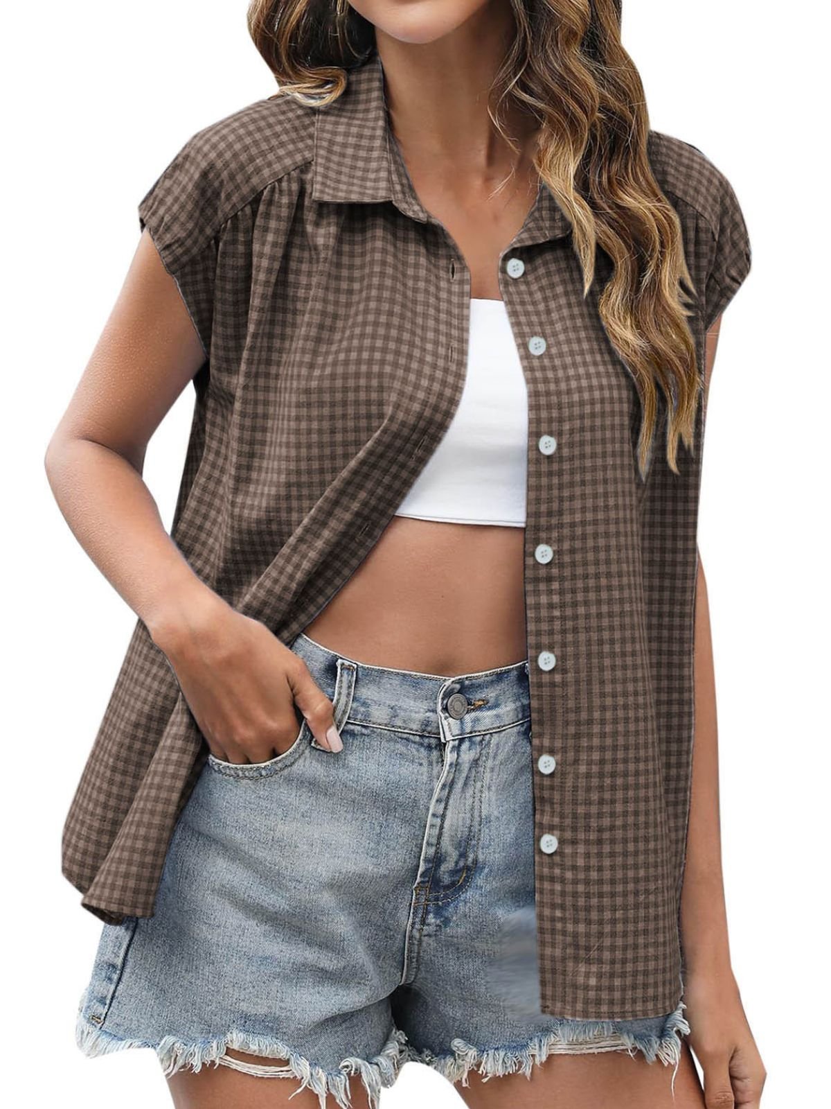 Vintage Regular Fit Plaid Shirt
