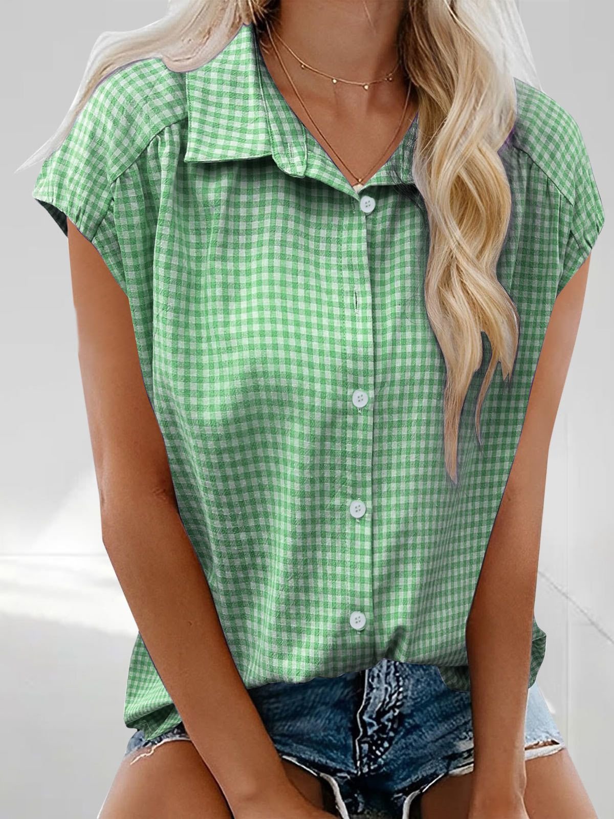 Vintage Regular Fit Plaid Shirt