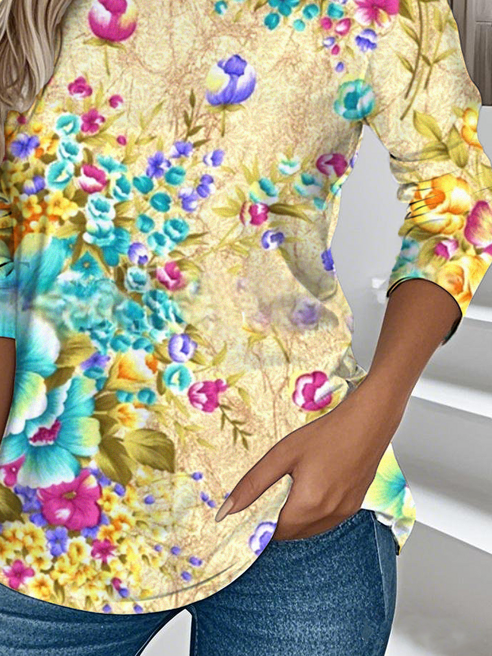 Print Casual Long Sleeve T-Shirt