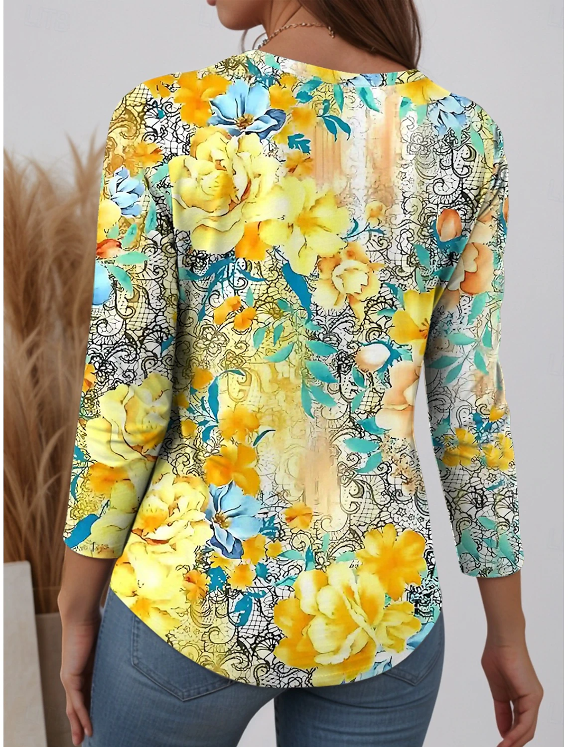 Casual Long Sleeve Round Neck T-Shirt