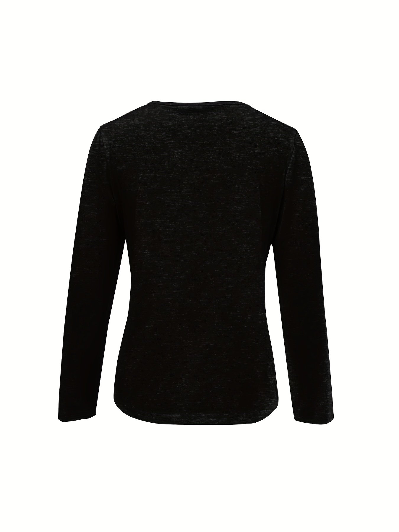 V Neck Cotton-Blend Loose Vintage T-Shirt