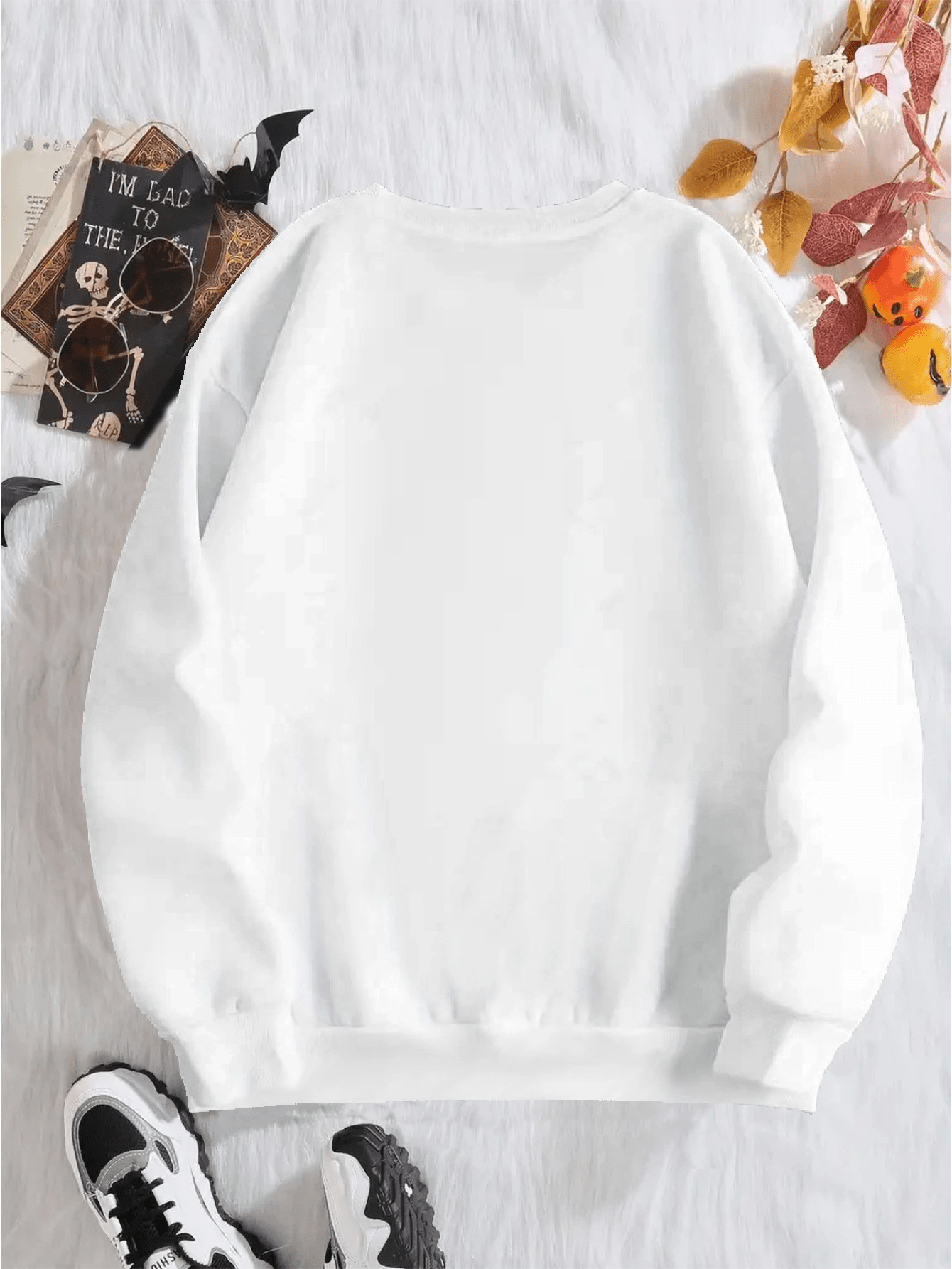 Crew Neck Regular Fit Plain Simple Sweatshirt