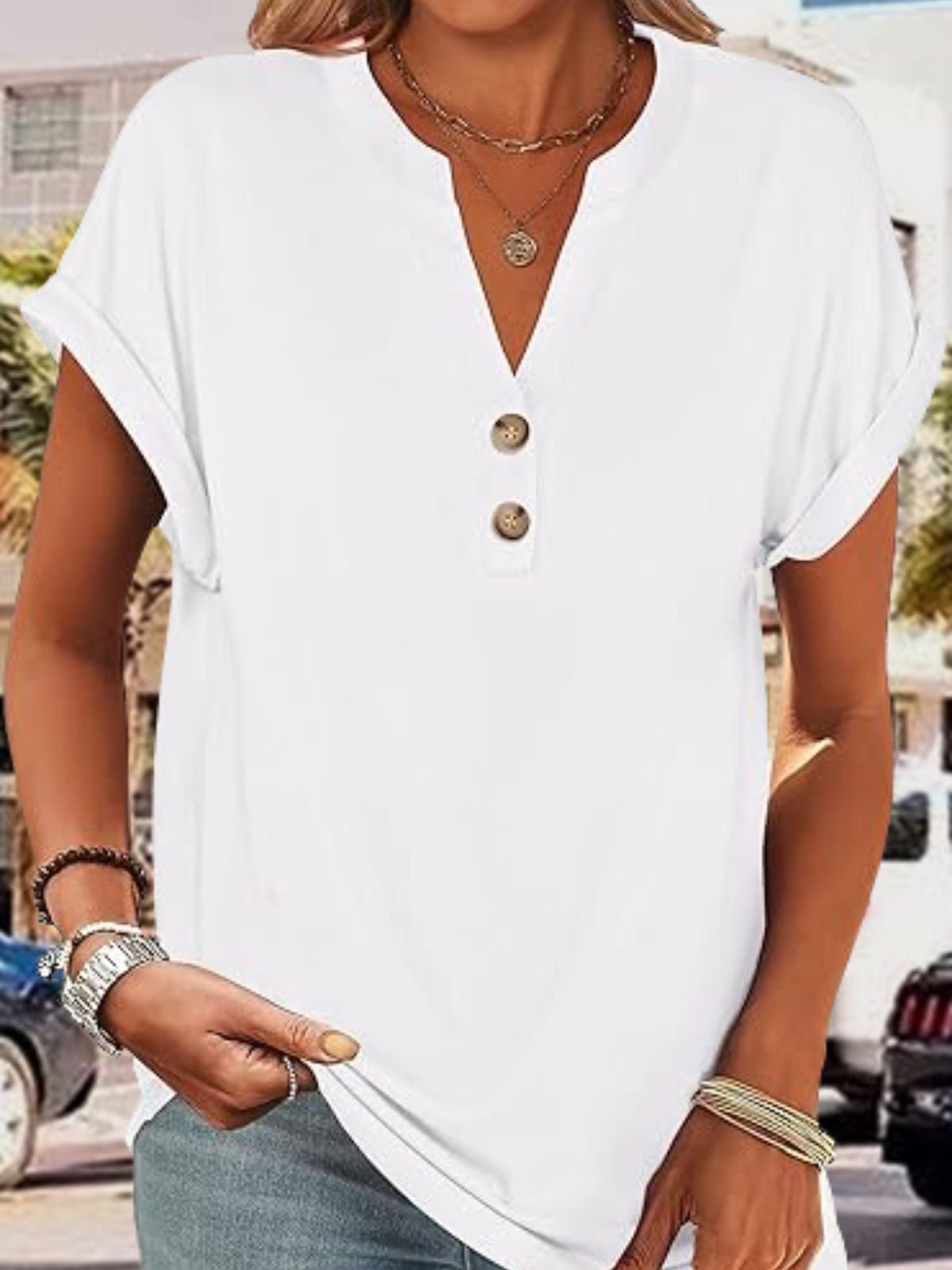 Casual Cotton T-Shirt