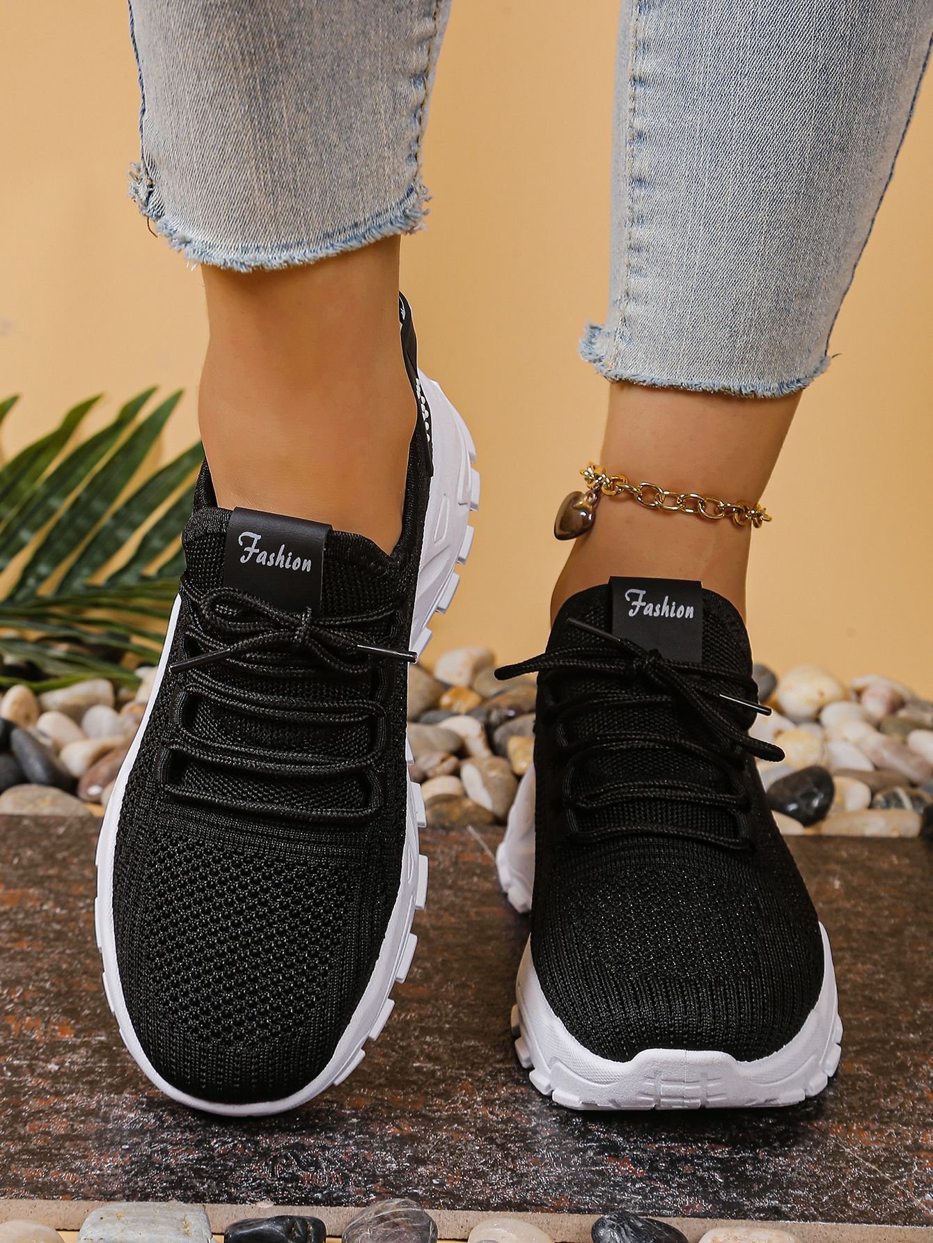 All Season Plain Casual Mesh Fabric Regular Shoes