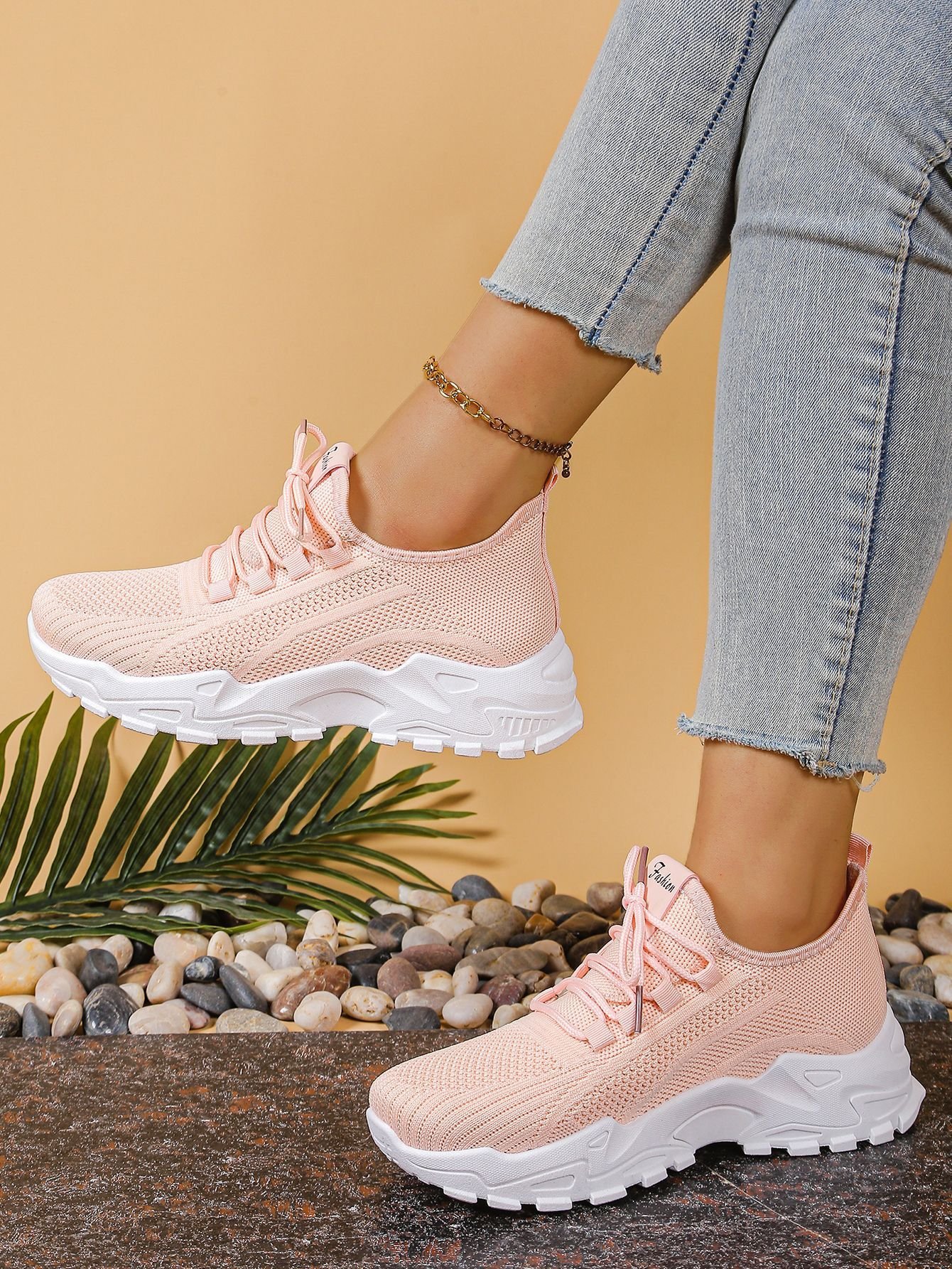 All Season Plain Casual Mesh Fabric Regular Shoes