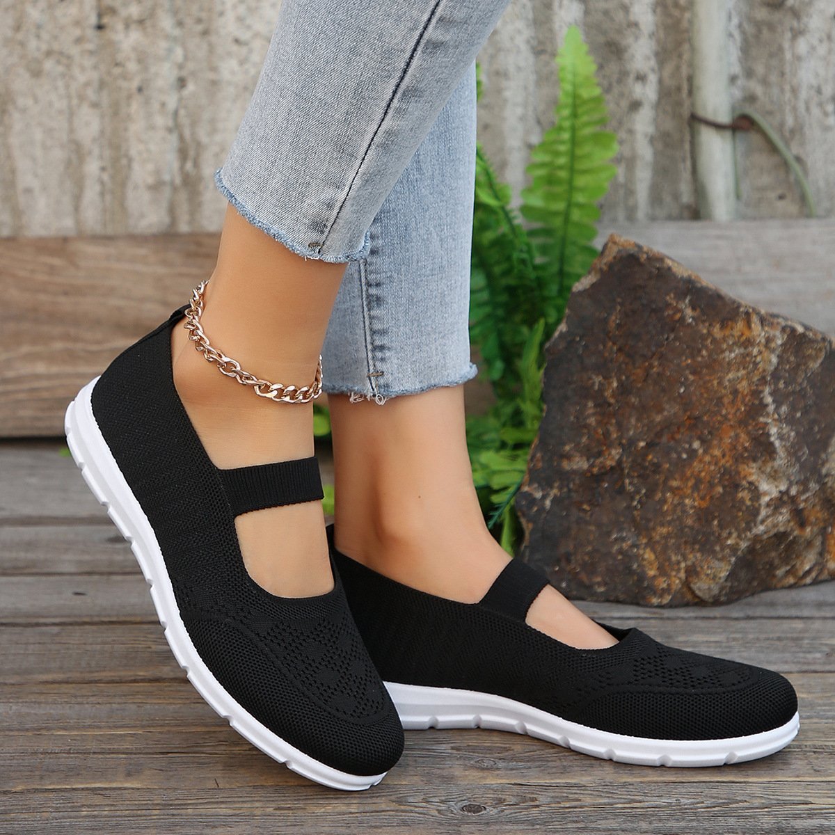 Plain Casual Pvc All Season Casual Shoes