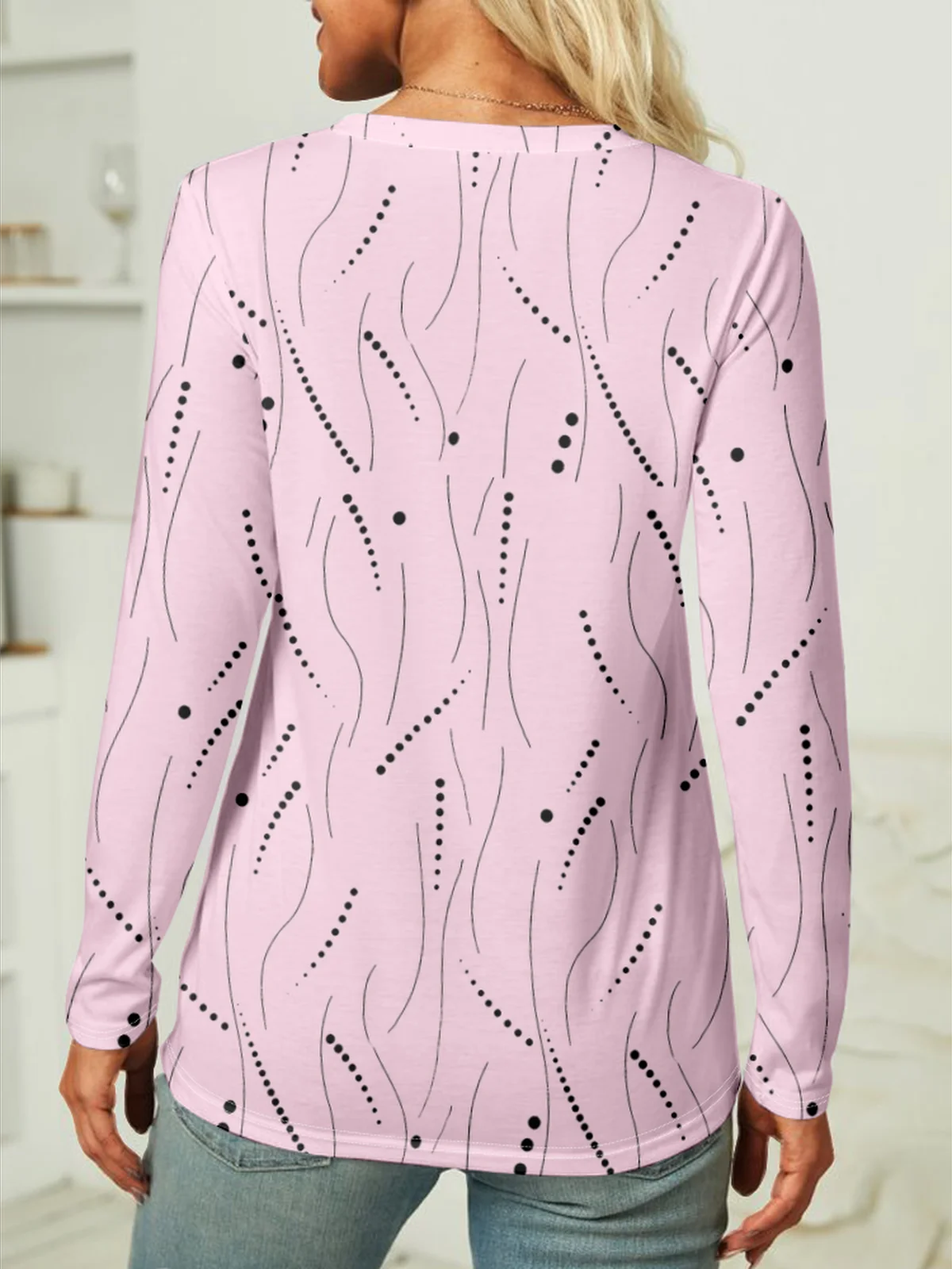 Long Sleeve Round Neck T-Shirt