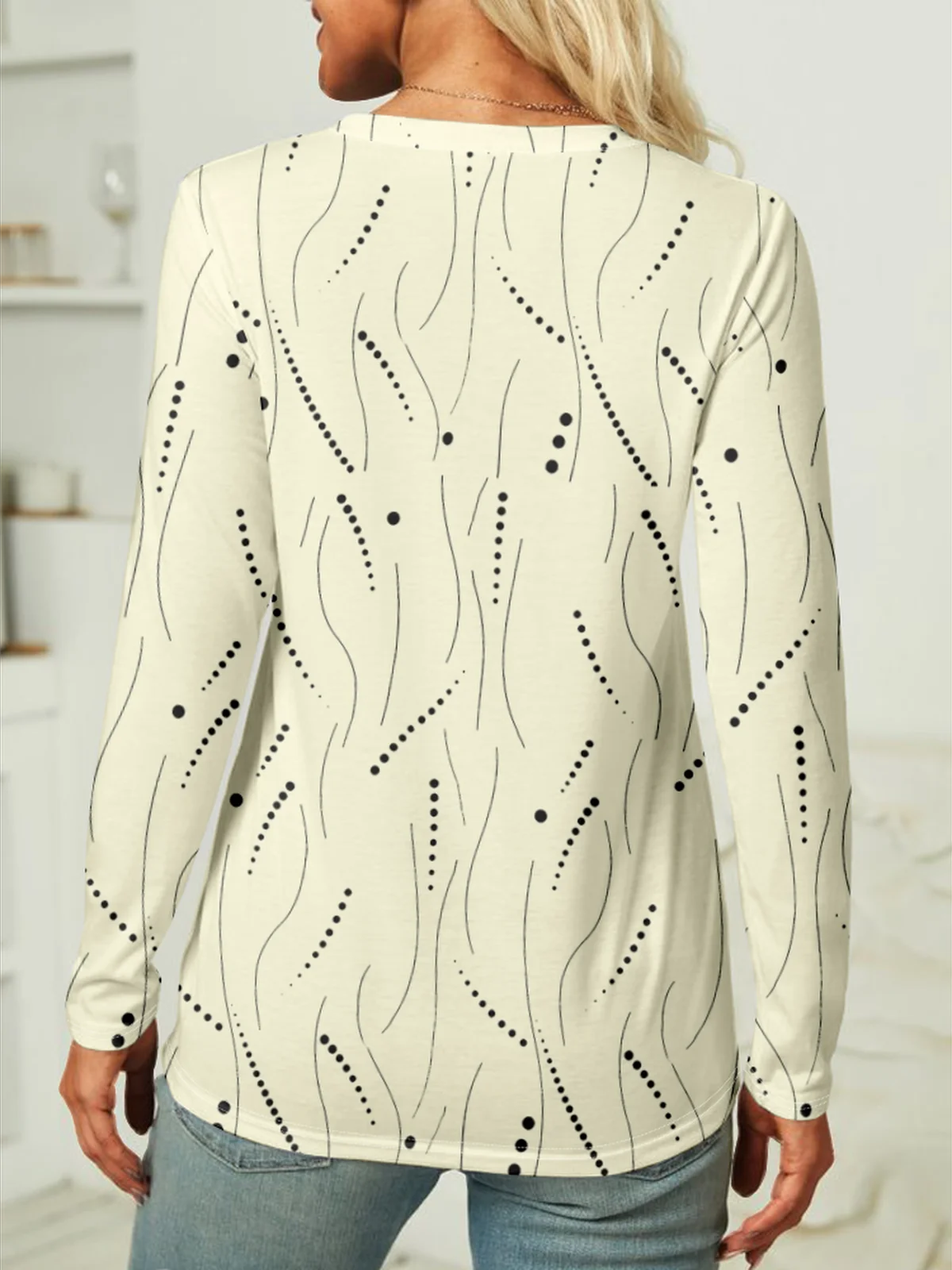 Long Sleeve Round Neck T-Shirt