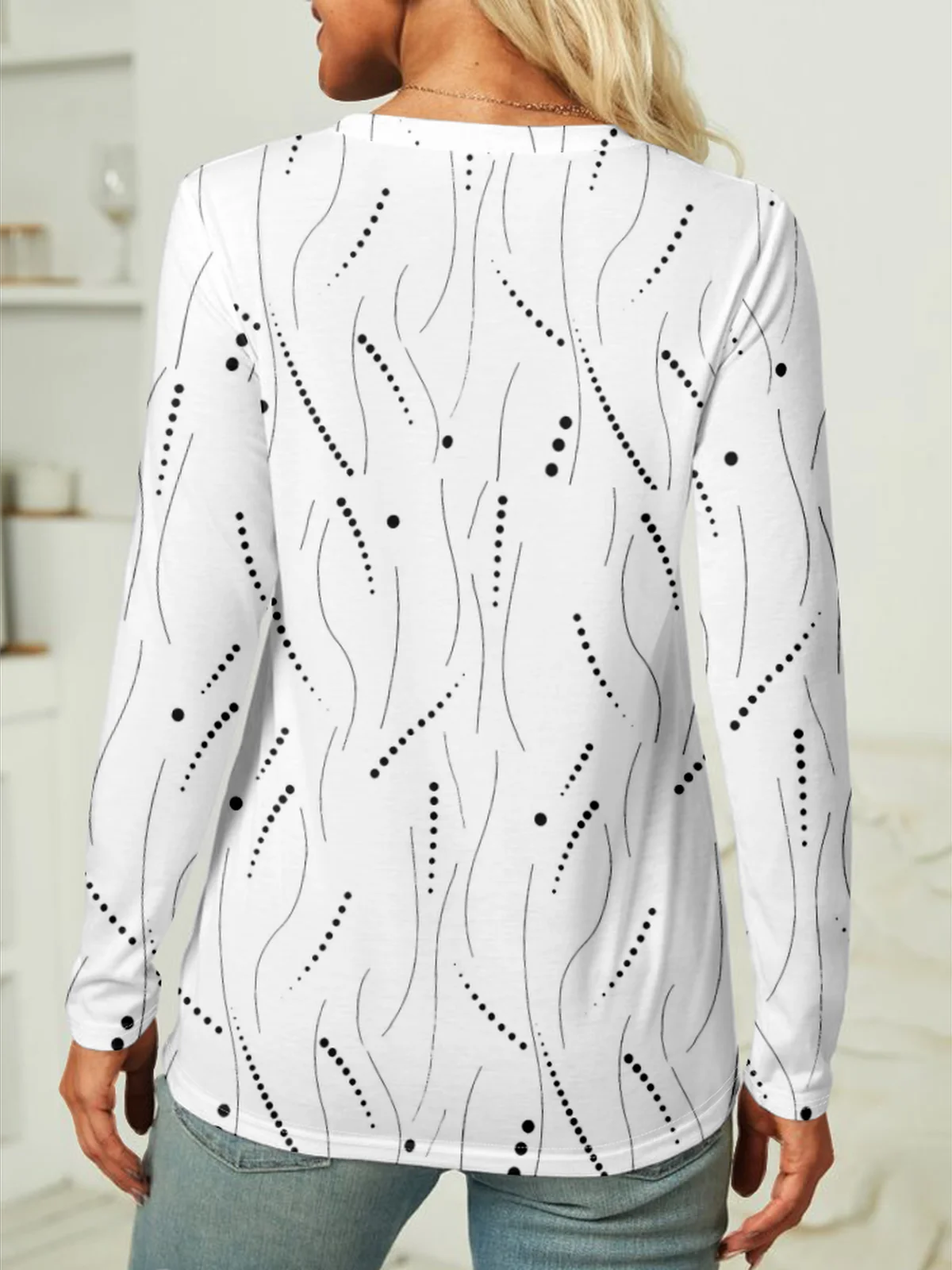 Long Sleeve Round Neck T-Shirt