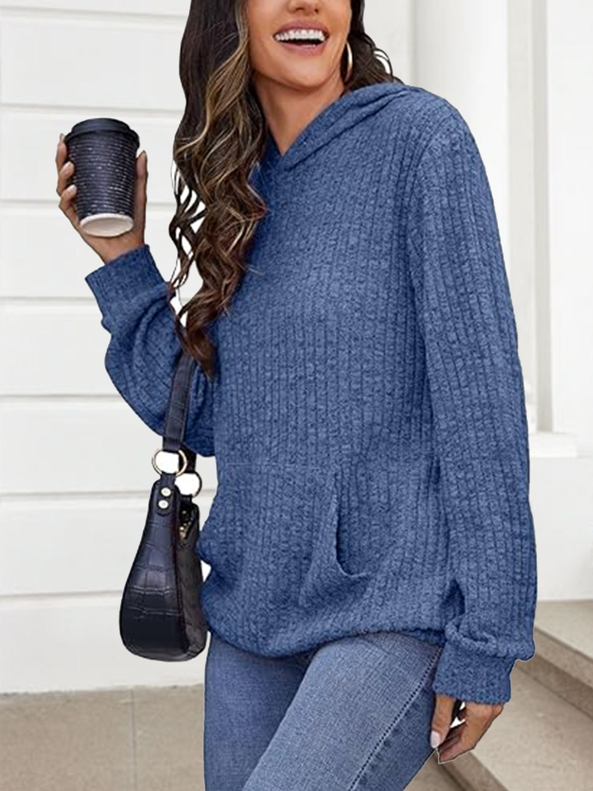 Striped Casual Hoodie