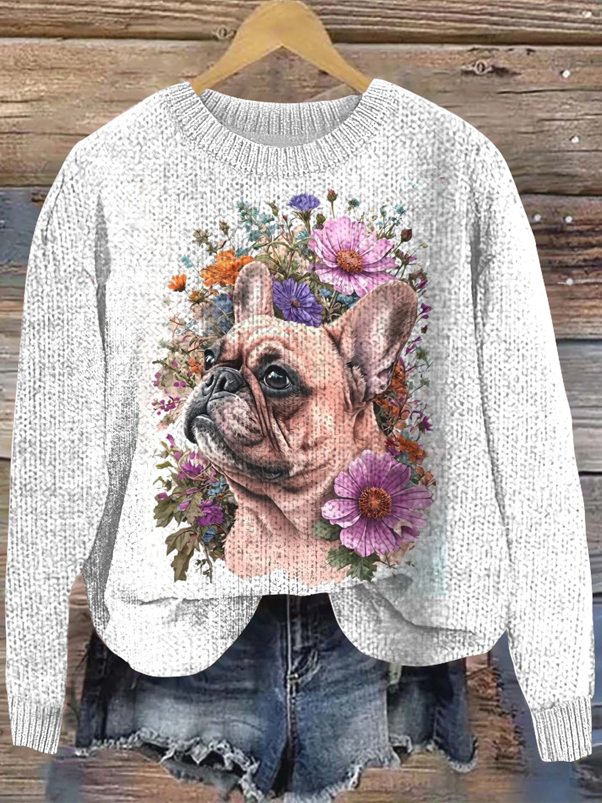 Animal Regular Fit Casual Wool/Knitting Sweater