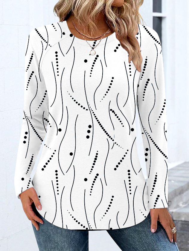 Casual Crew Neck Animal Regular Fit T-Shirt