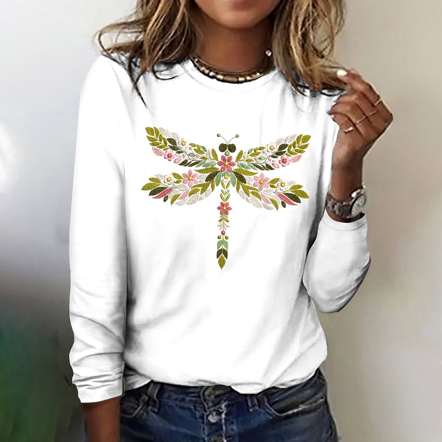 Crew Neck Casual T-Shirt