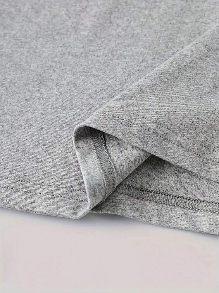 Simple Casual Round Neck Short Sleeve T-Shirt