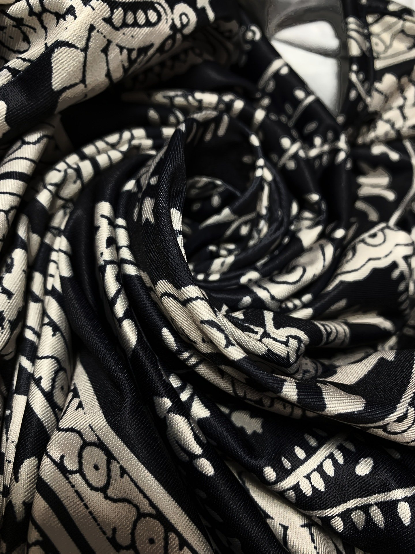 Cotton Geometric Pants