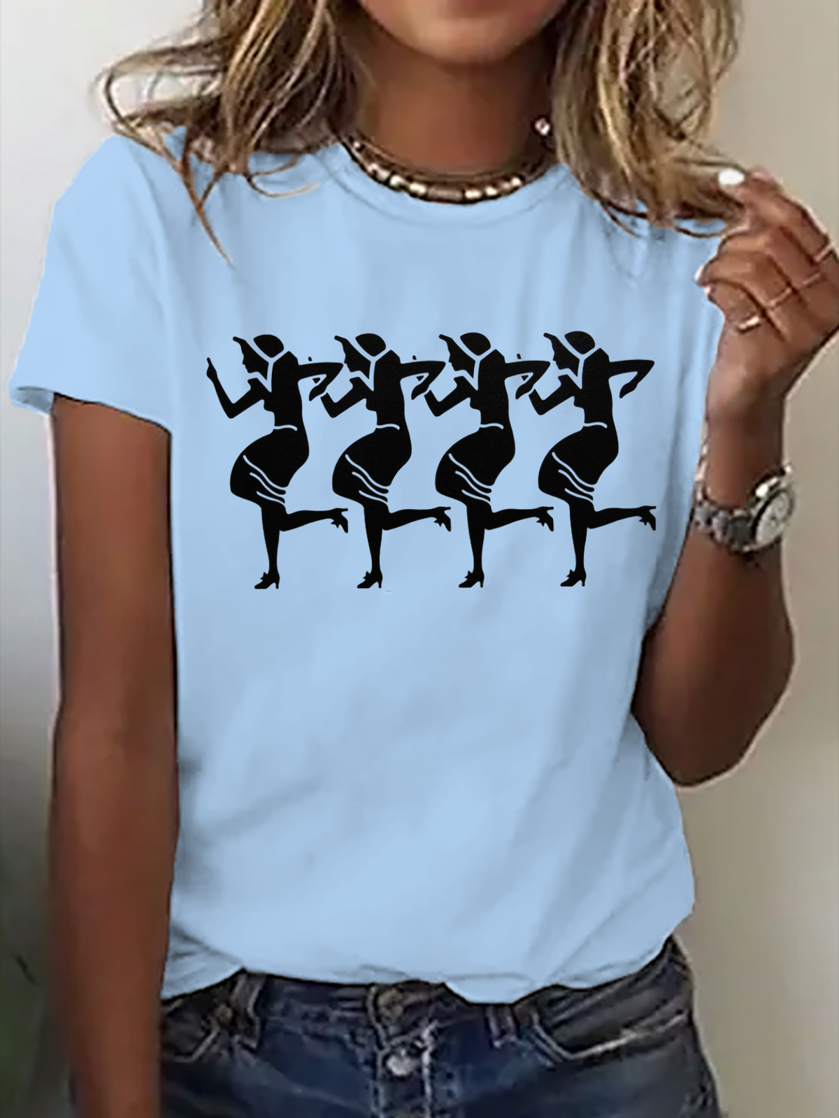 Music Festival ThePointer SistersLyrics Born Round Neck Short Sleeve T-shirt