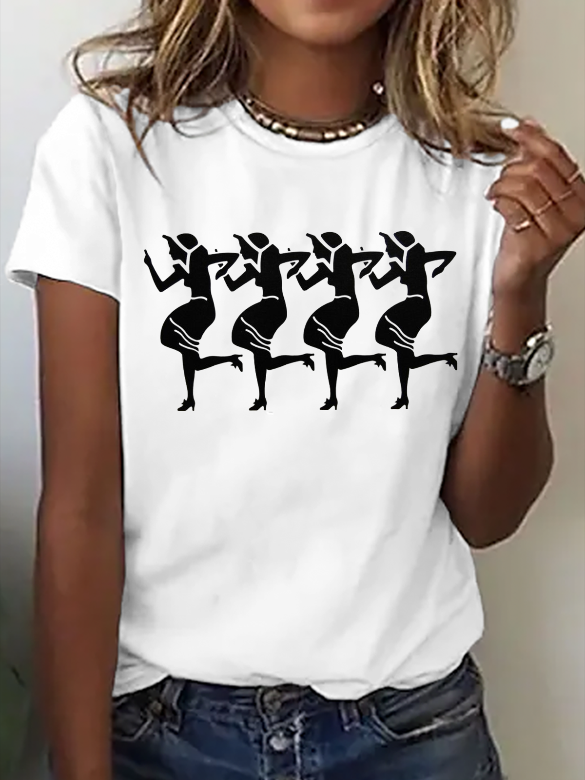 Music Festival ThePointer SistersLyrics Born Round Neck Short Sleeve T-shirt