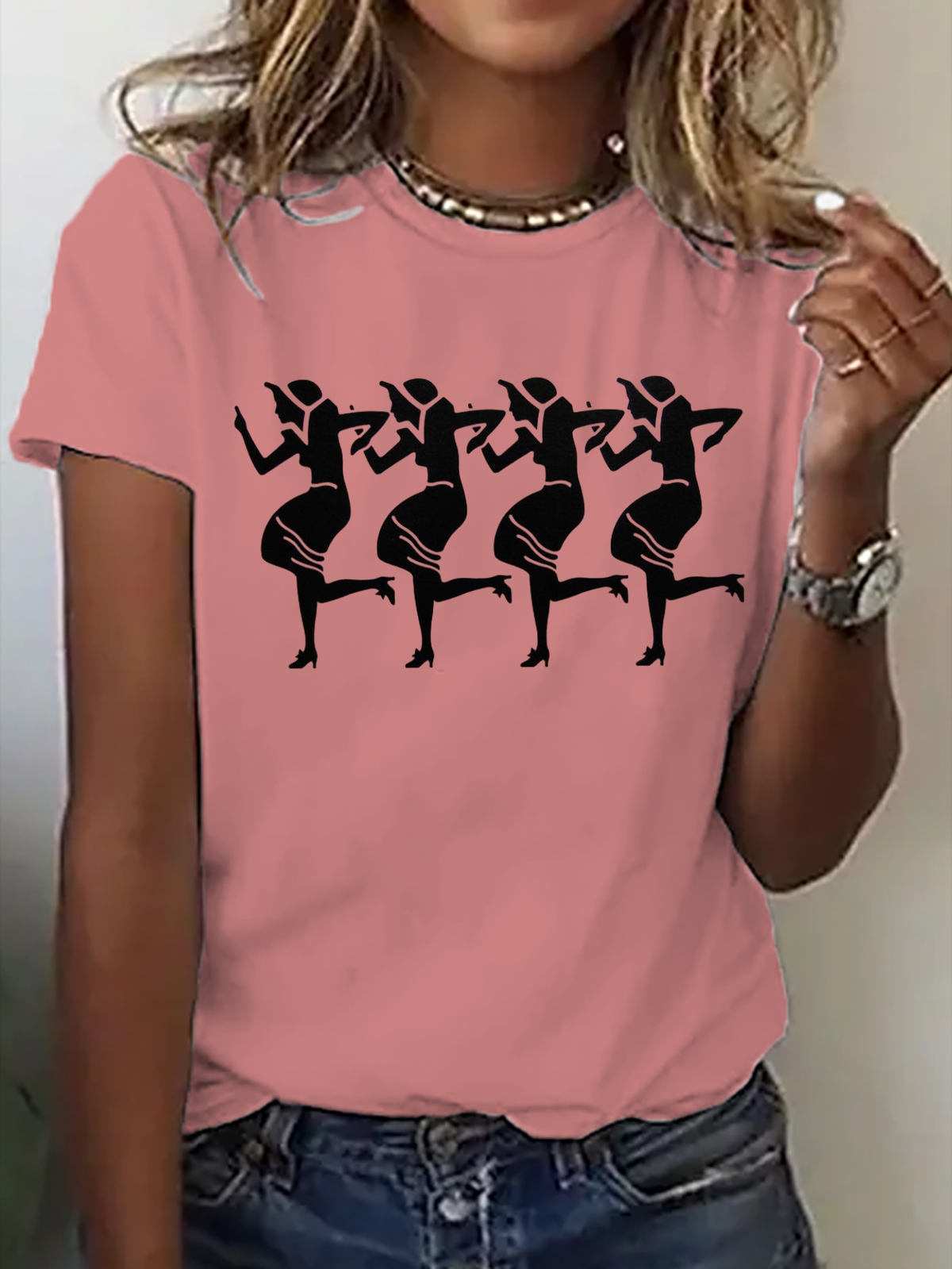 Music Festival ThePointer SistersLyrics Born Round Neck Short Sleeve T-shirt