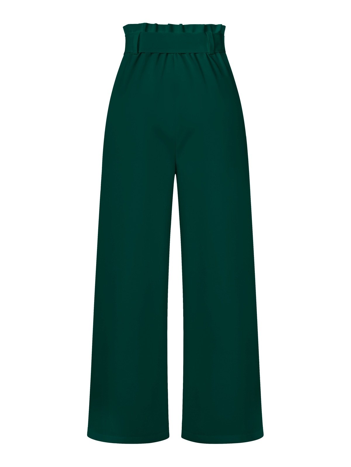 Women's  Elastic Waist H-Line Wide Leg Pants Daily Going Out Pants White Casual Split Joint Plain Spring/Fall Pants