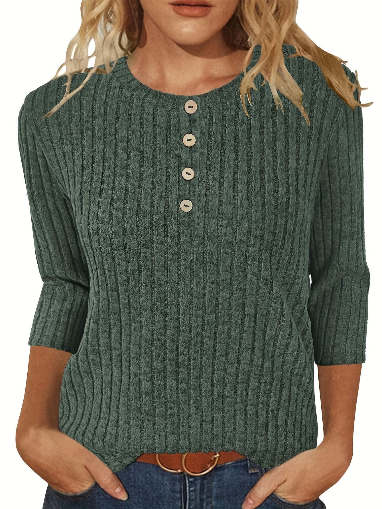 Cotton Crew Neck Casual Plain T-Shirt