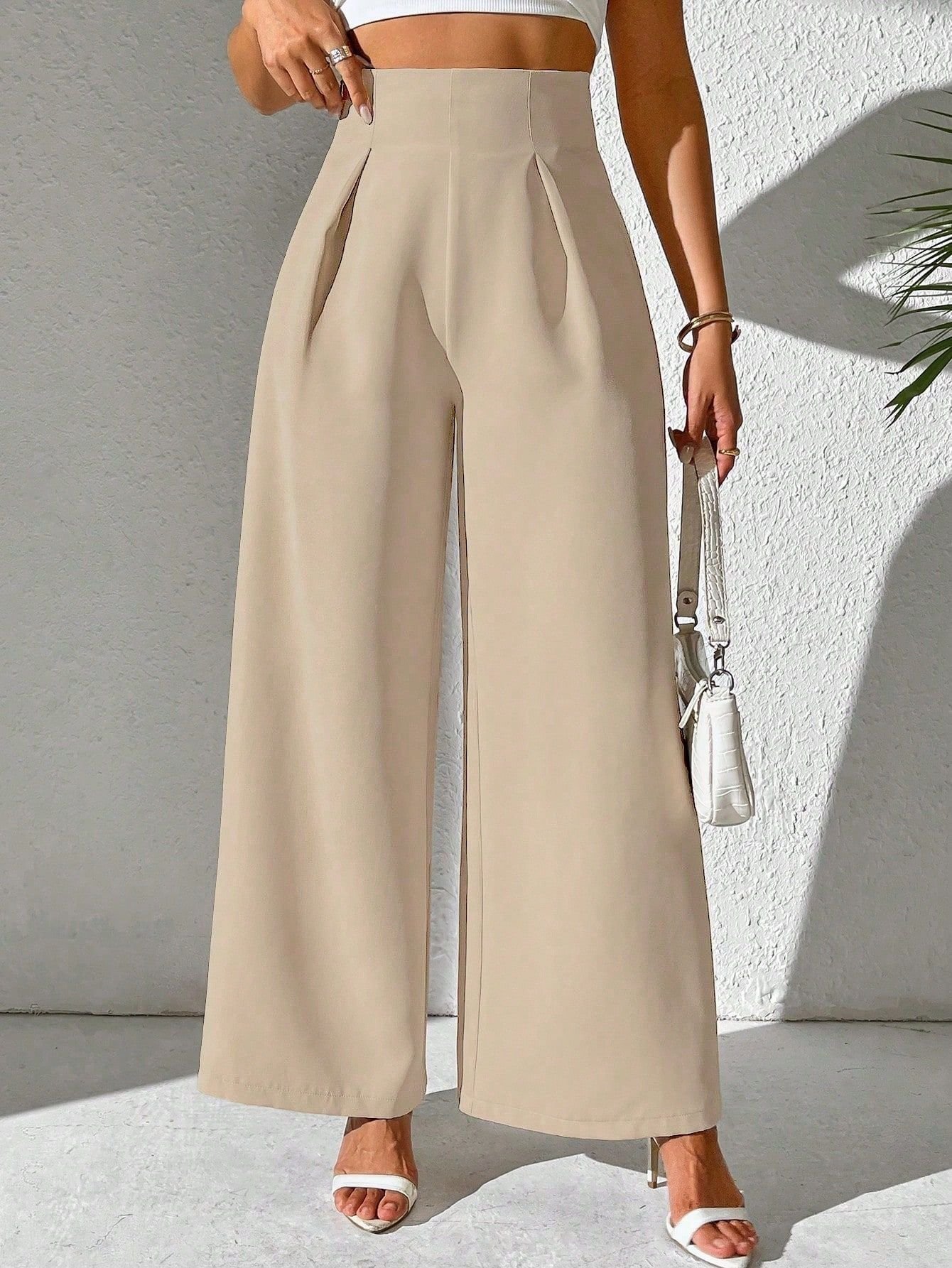 Cotton Plain Regular Fit Casual Pants