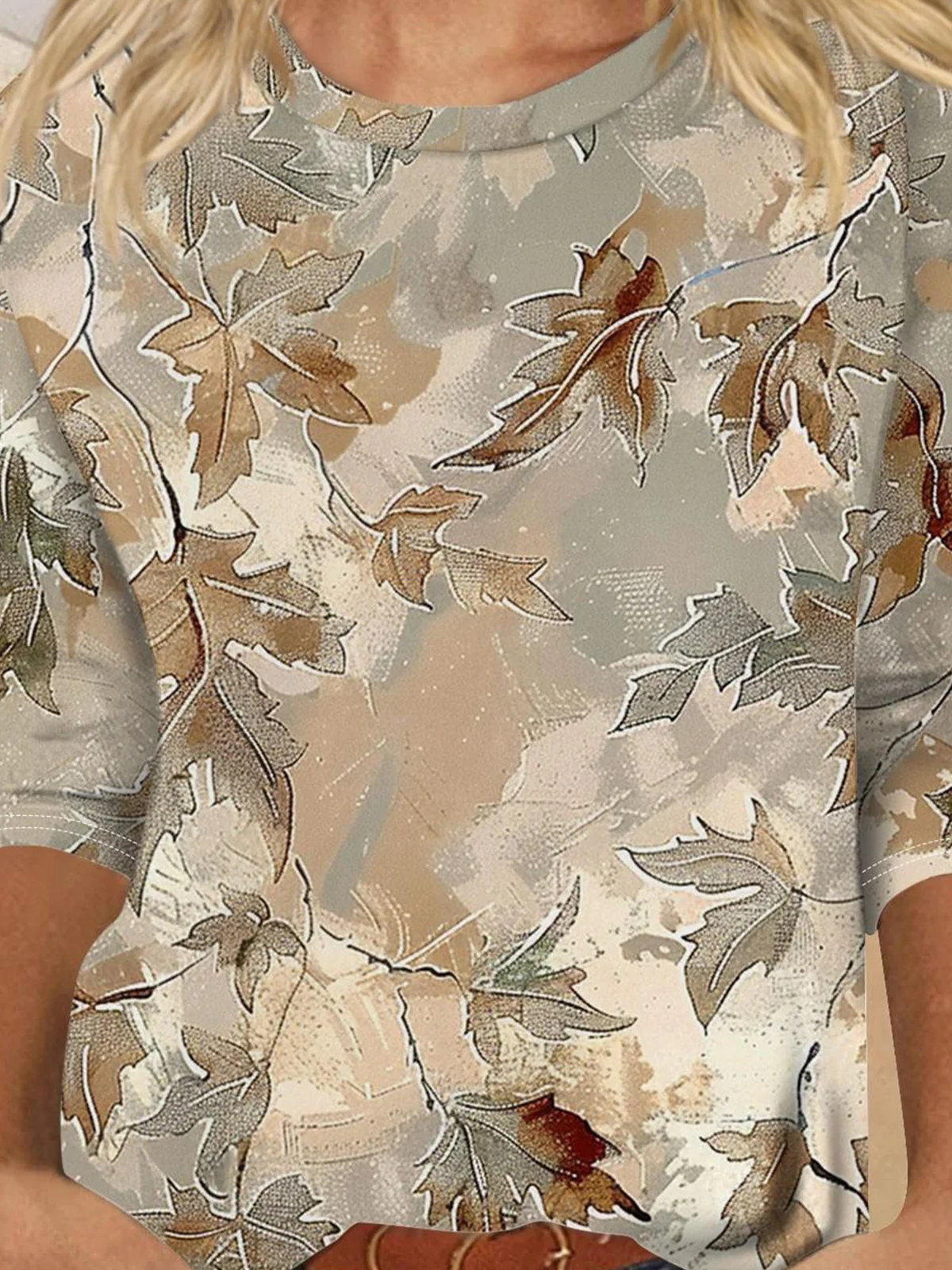 Boho Regular Fit Crew Neck Sweatshirt
