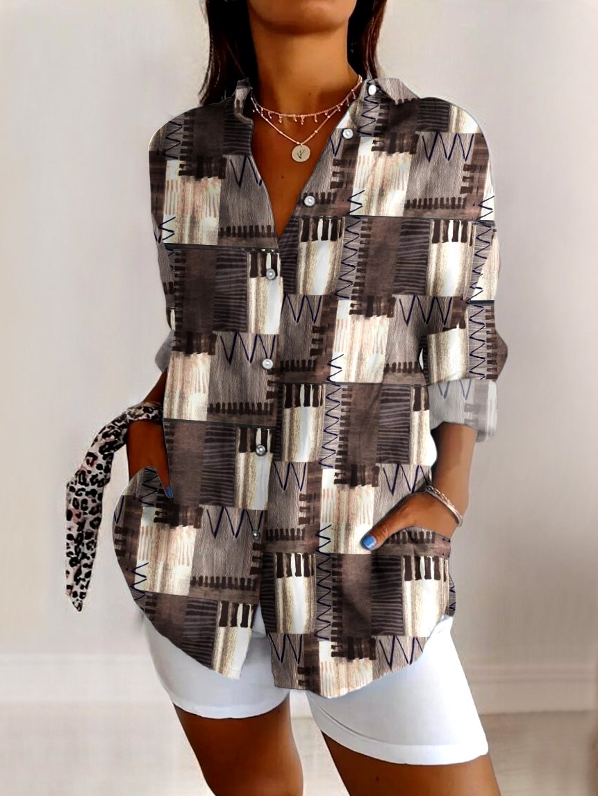 Geometric Casual Shirt