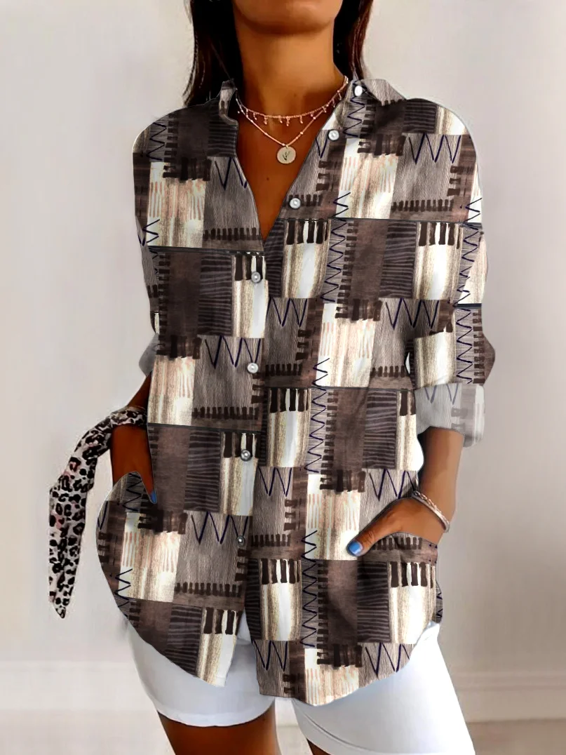 Geometric Casual Shirt
