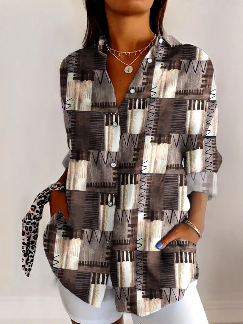 Geometric Casual Shirt